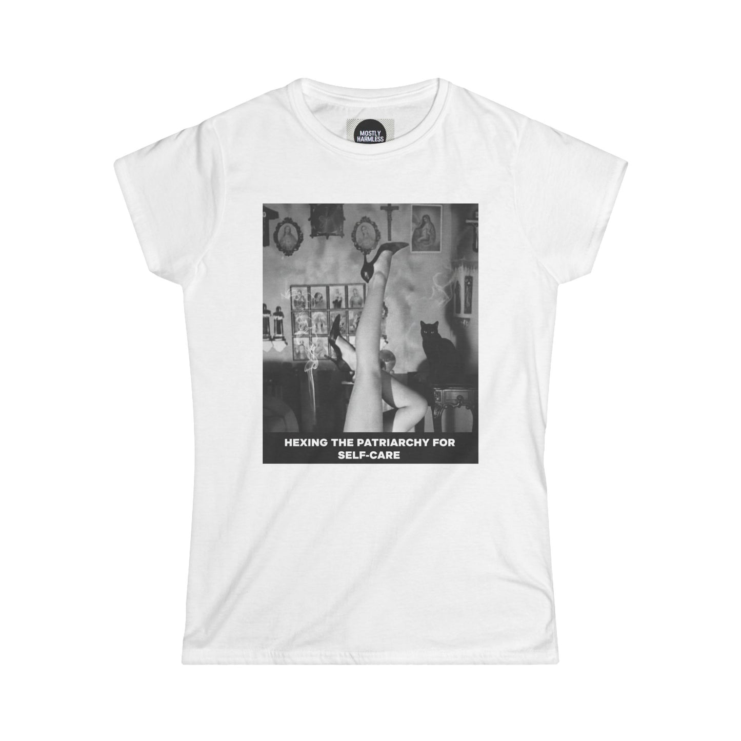 Funny Anti-Patriarchy Feminist Magic Tee — “Hexing the Patriarchy for Self-Care” Graphic T-Shirt