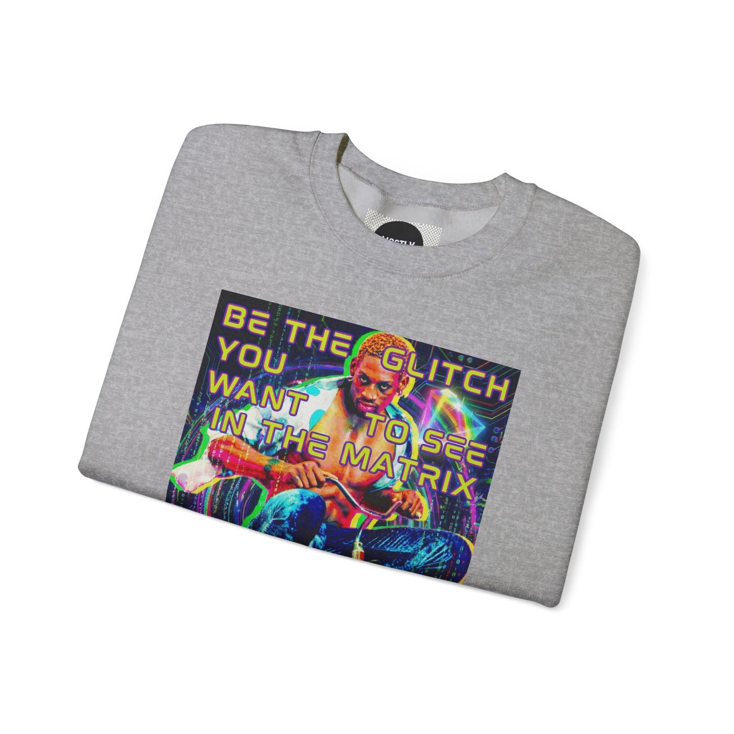 Be The Glitch In The Matrix Crewneck Sweatshirt