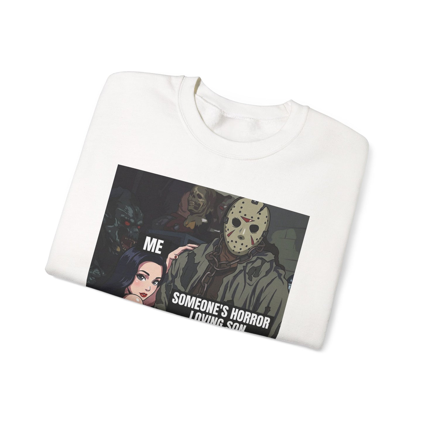 The "I Can Fix Him" / Someone's Horror Loving Son Crewneck Sweatshirt