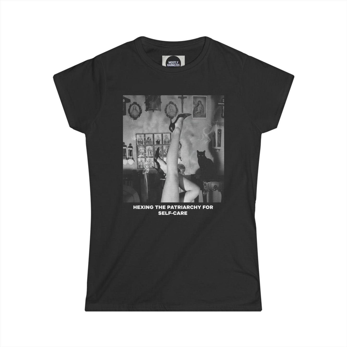 Funny Anti-Patriarchy Feminist Magic Tee — “Hexing the Patriarchy for Self-Care” Graphic T-Shirt