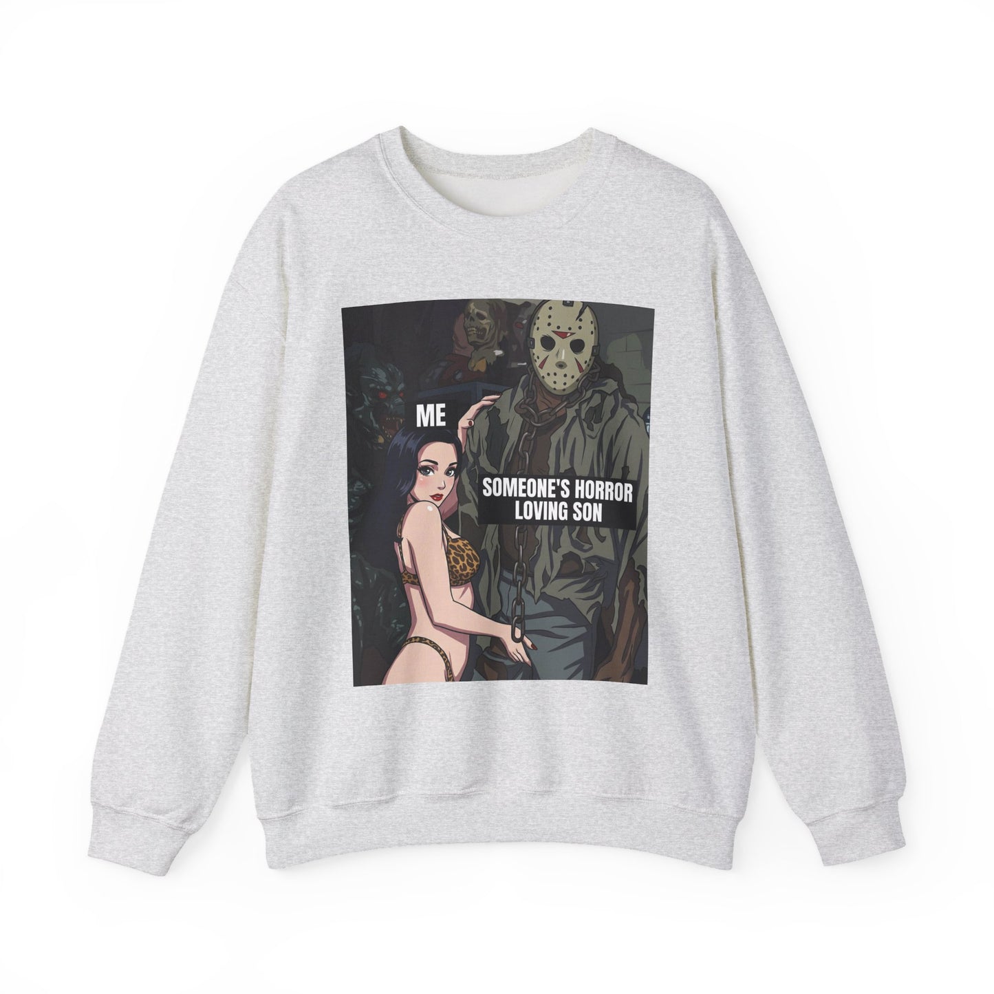The "I Can Fix Him" / Someone's Horror Loving Son Crewneck Sweatshirt