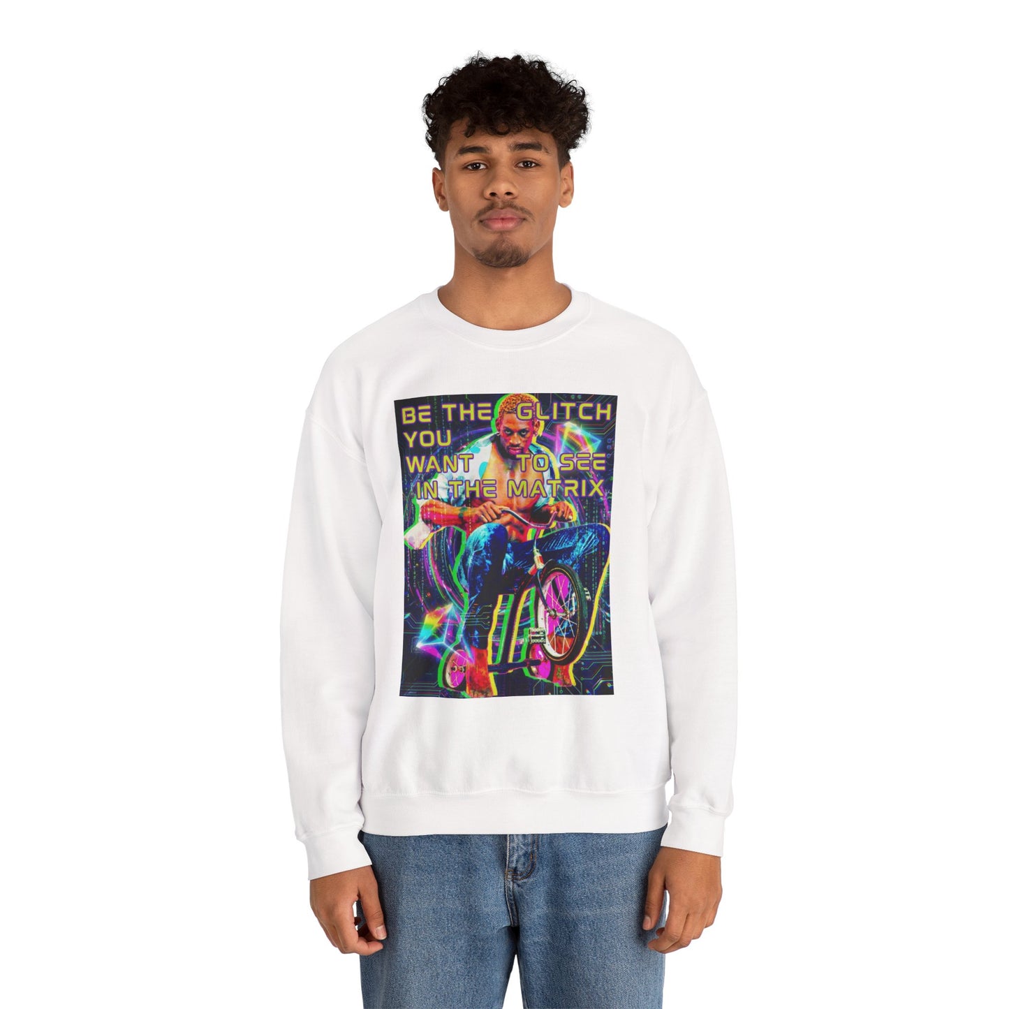 Be The Glitch In The Matrix Crewneck Sweatshirt