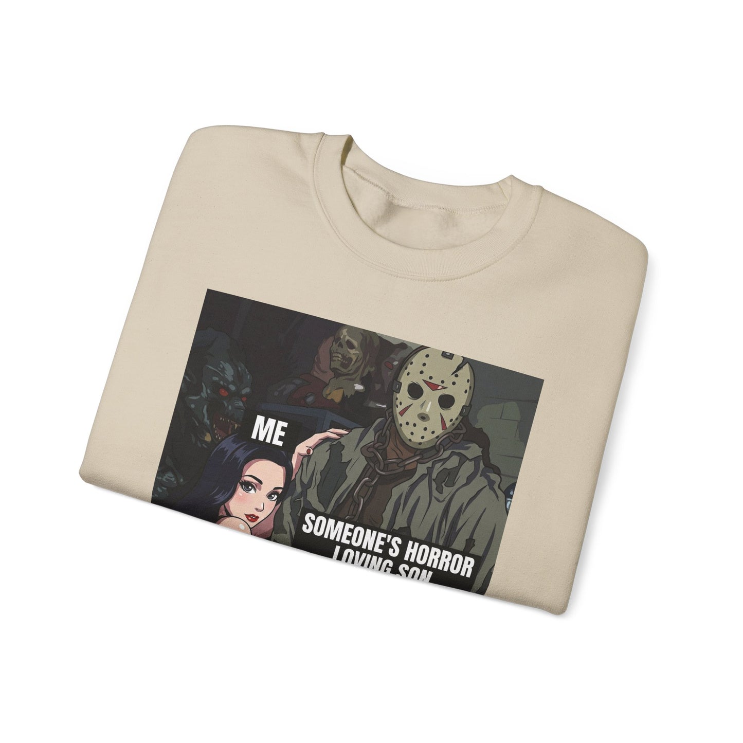 The "I Can Fix Him" / Someone's Horror Loving Son Crewneck Sweatshirt
