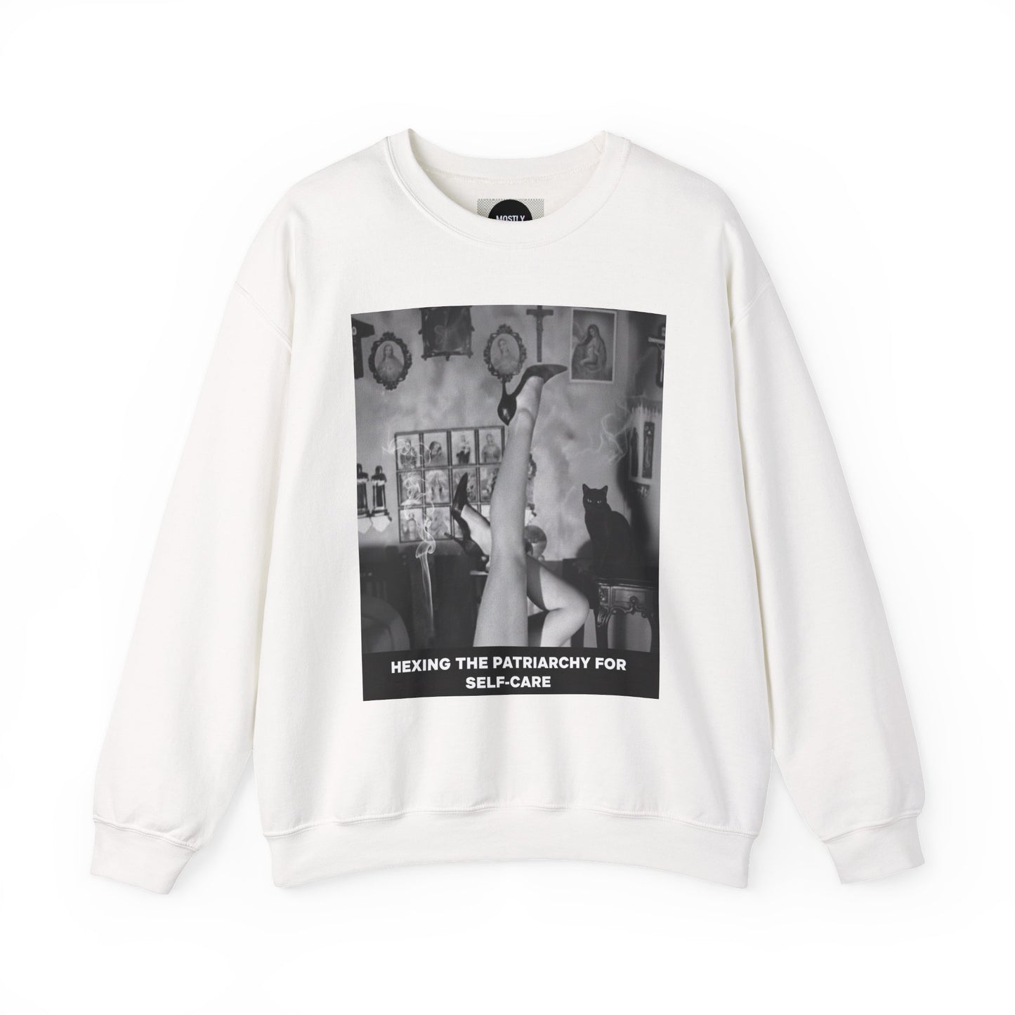 Funny Anti-Patriarchy Sweatshirt — Feminist Graphic Crewneck