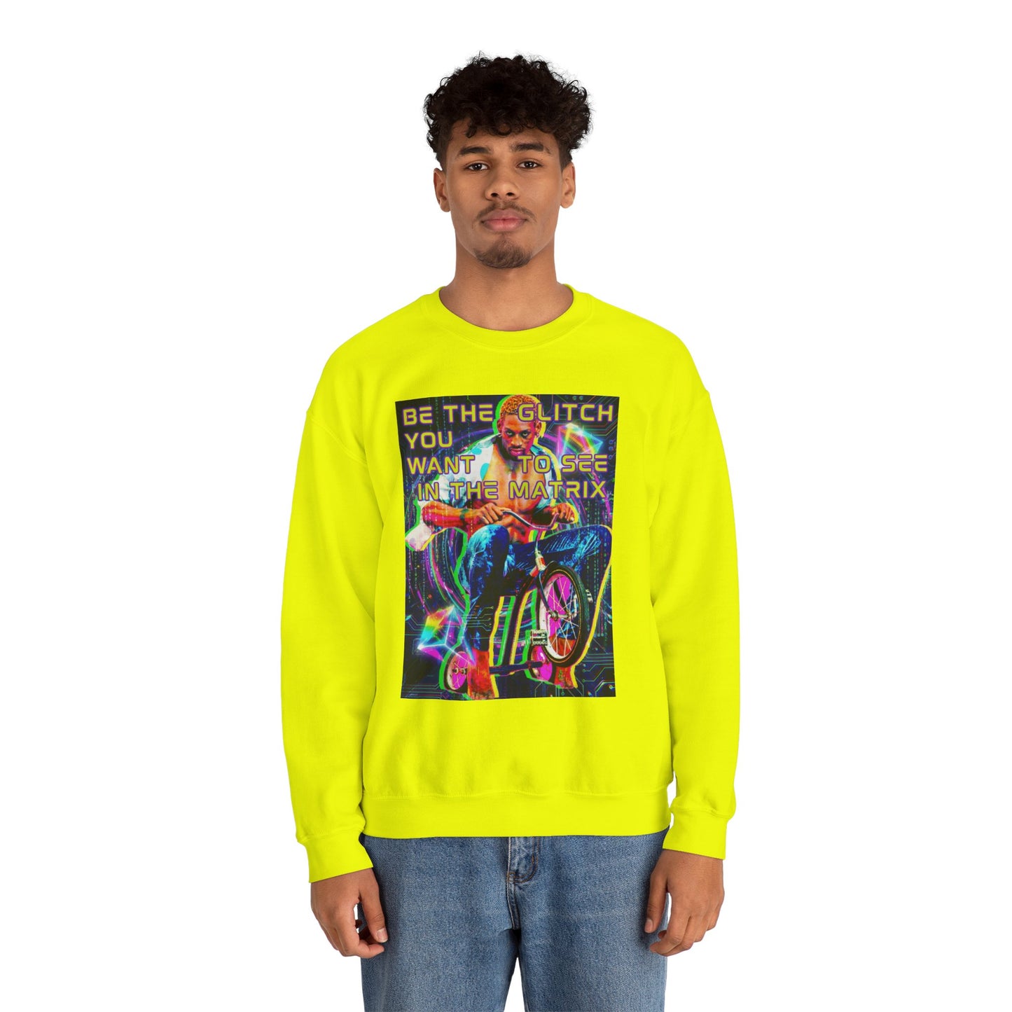 Be The Glitch In The Matrix Crewneck Sweatshirt