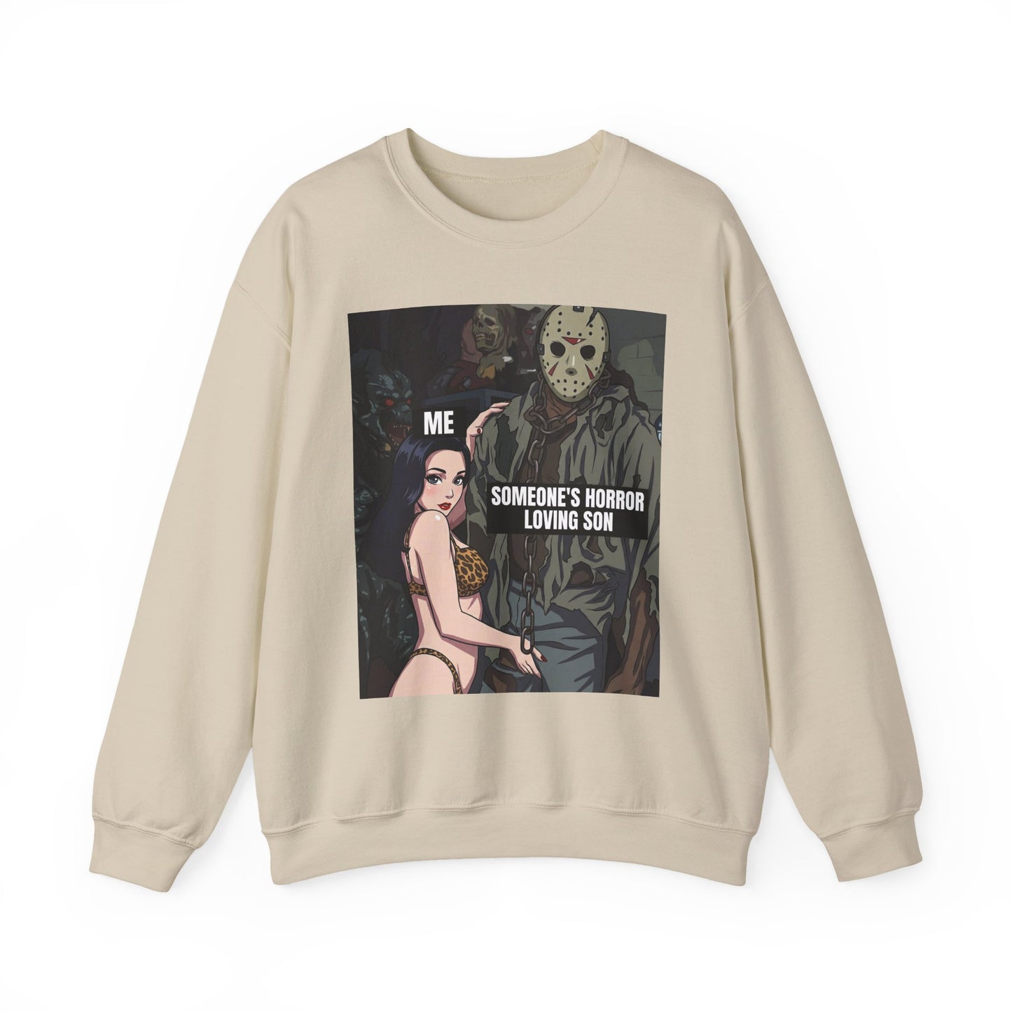 The "I Can Fix Him" / Someone's Horror Loving Son Crewneck Sweatshirt