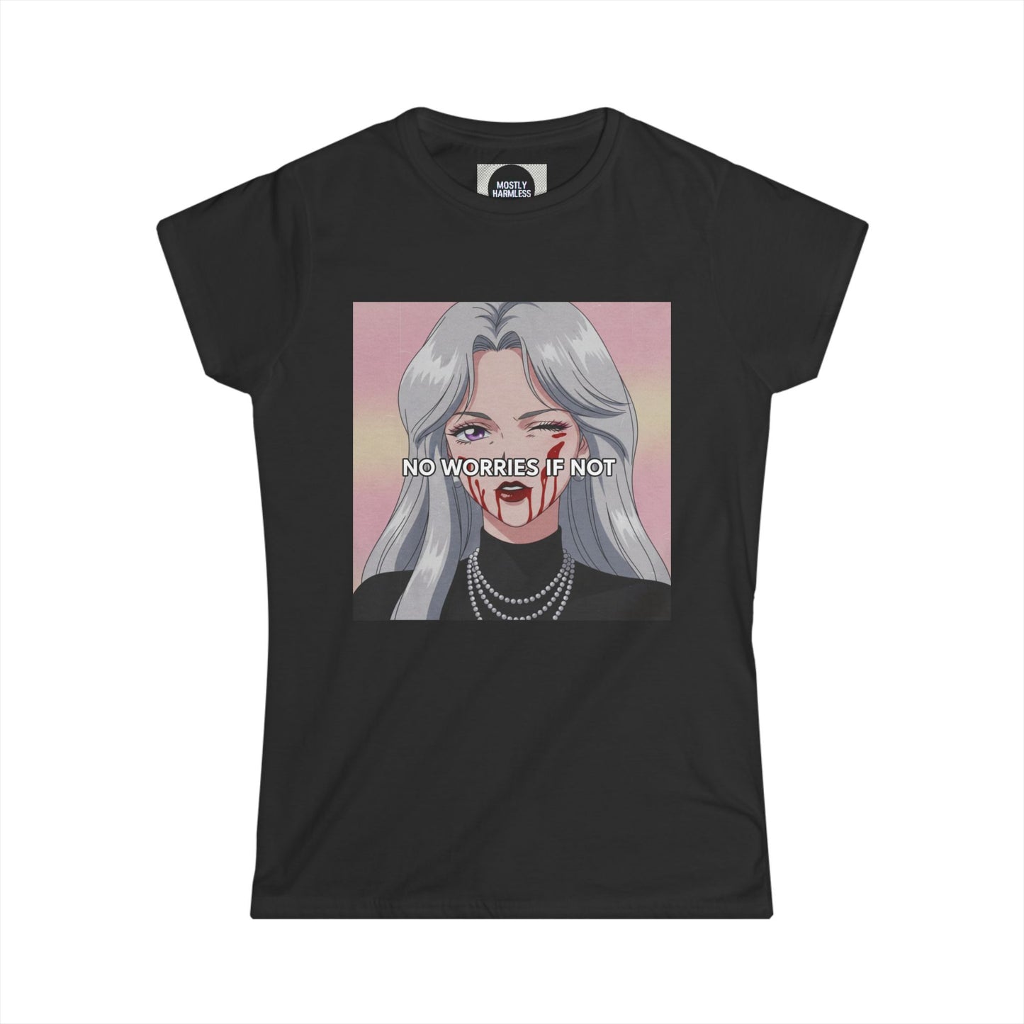 The "People Pleaser" / No Worries Tee - Aggressively accommodating energy.
