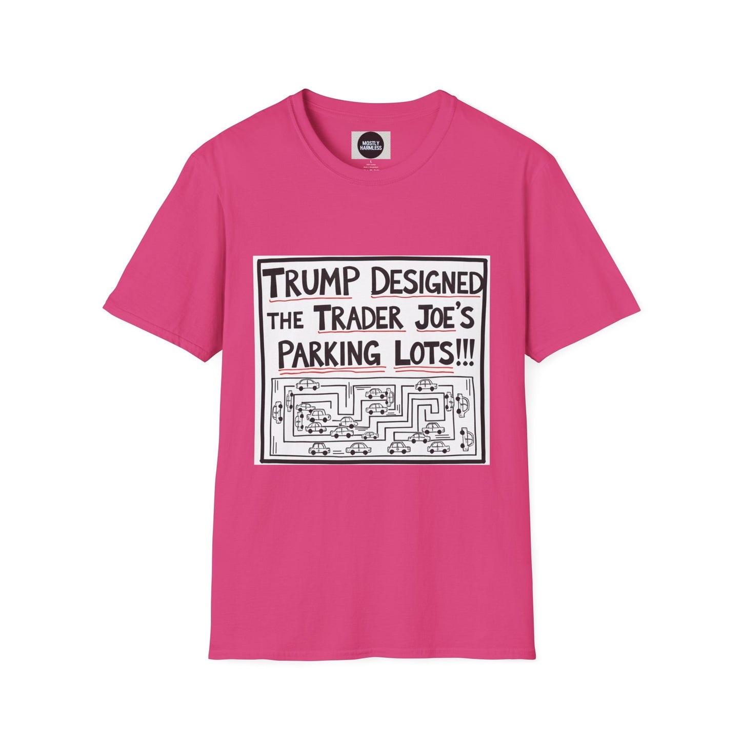 Trump Designed the Trader Joe's Parking Lots!!! Trickle Down Tears Graphic Unisex Tee
