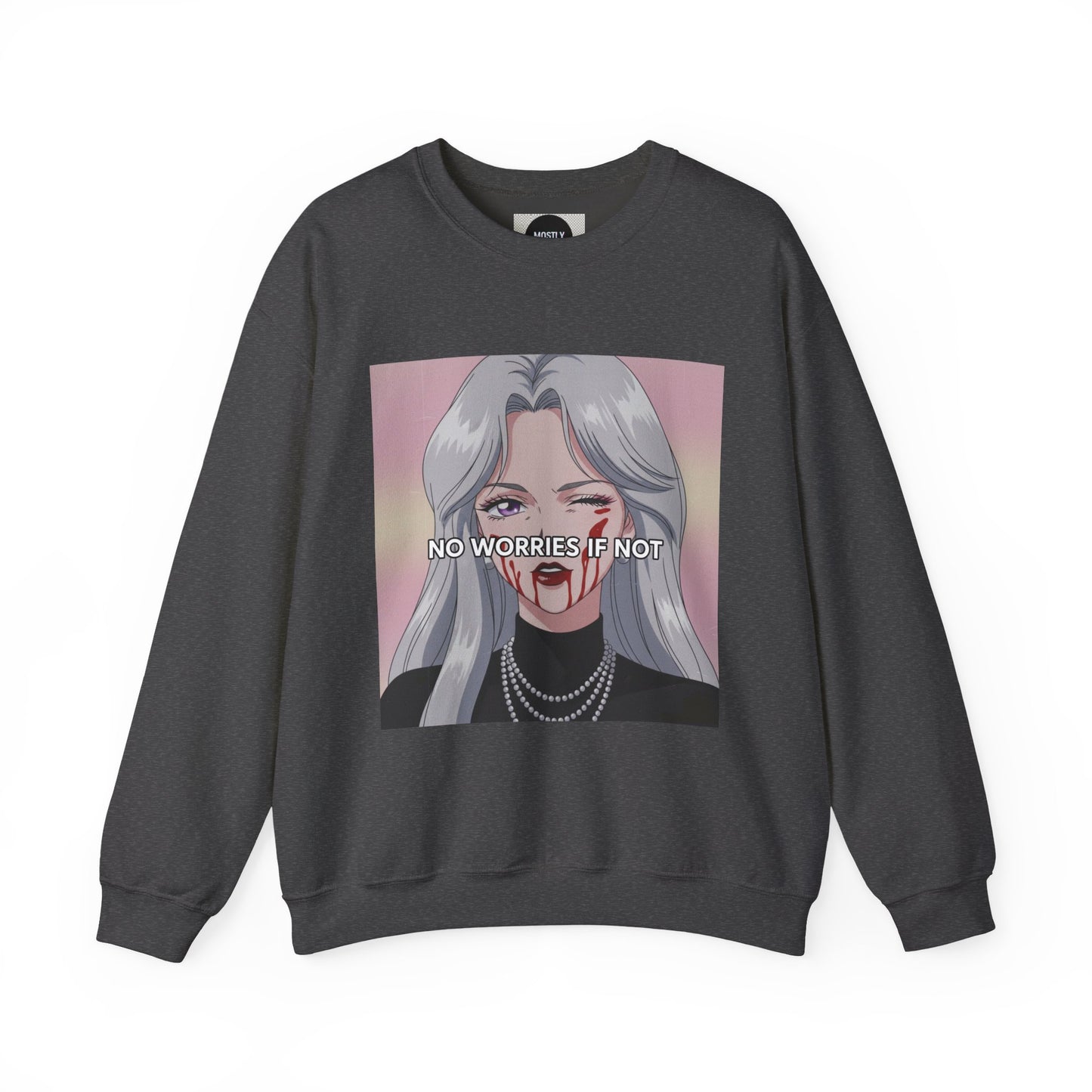 The "People Pleaser" / No Worries Tee - Aggressively Accommodating Crewneck Sweatshirt