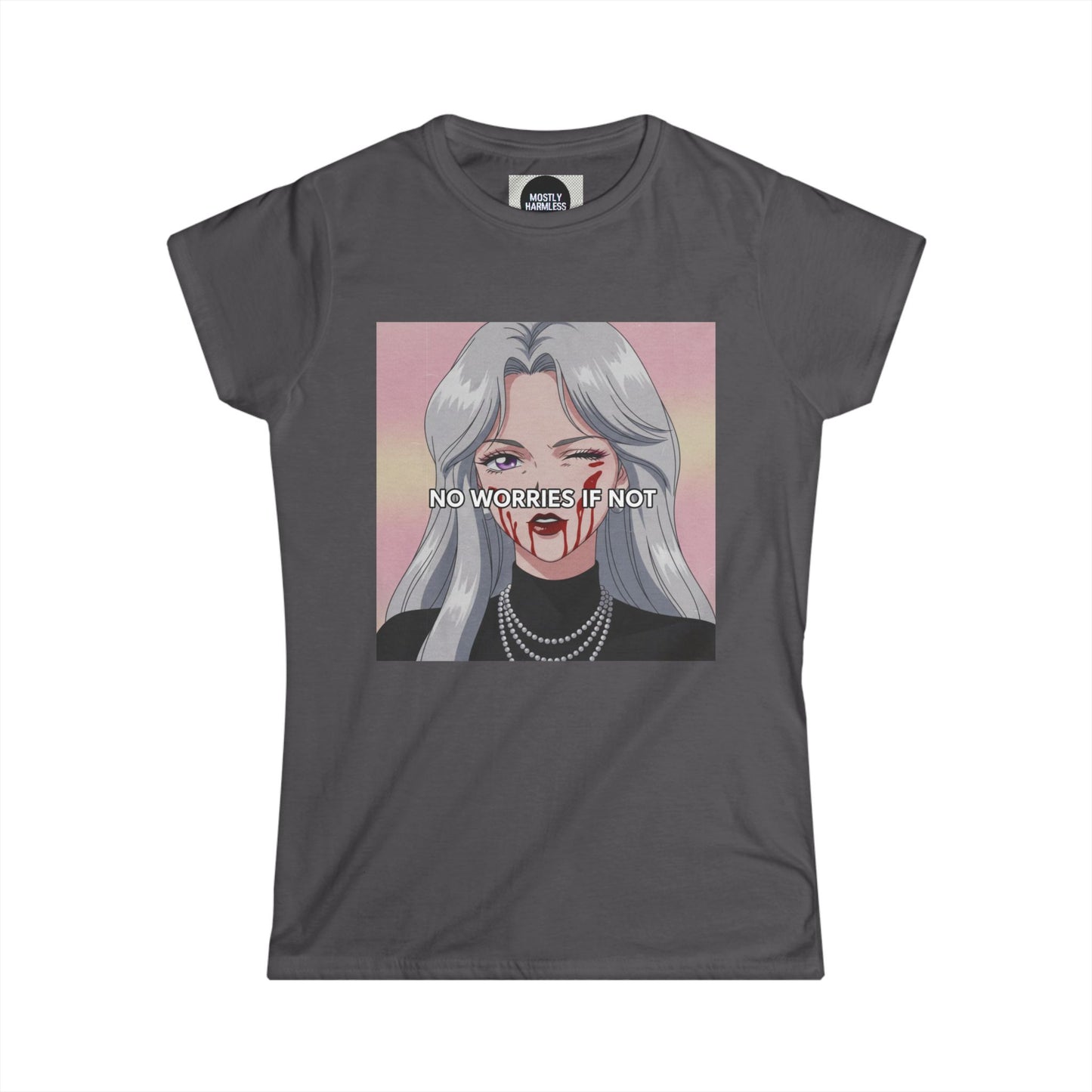 The "People Pleaser" / No Worries Tee - Aggressively accommodating energy.