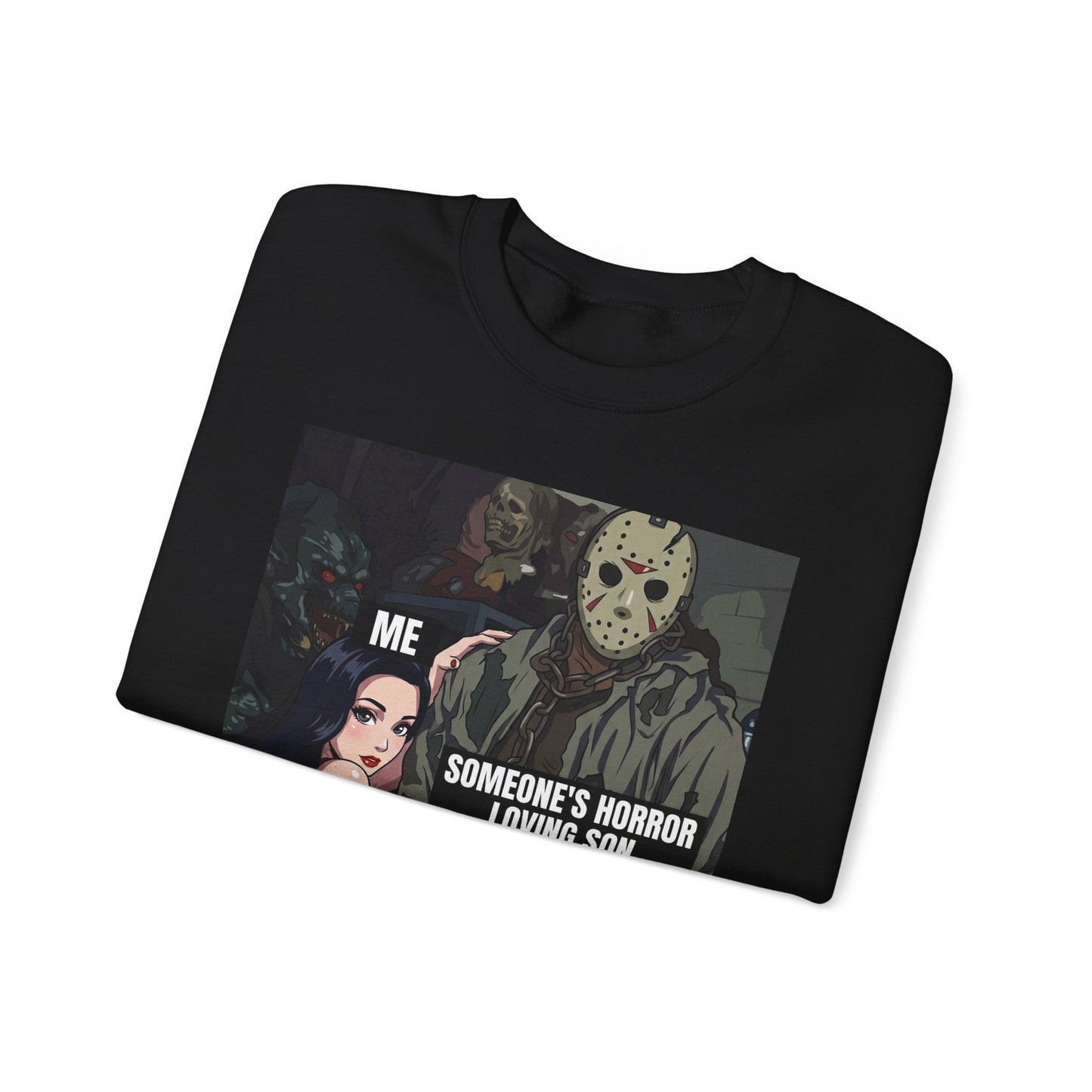 The "I Can Fix Him" / Someone's Horror Loving Son Crewneck Sweatshirt