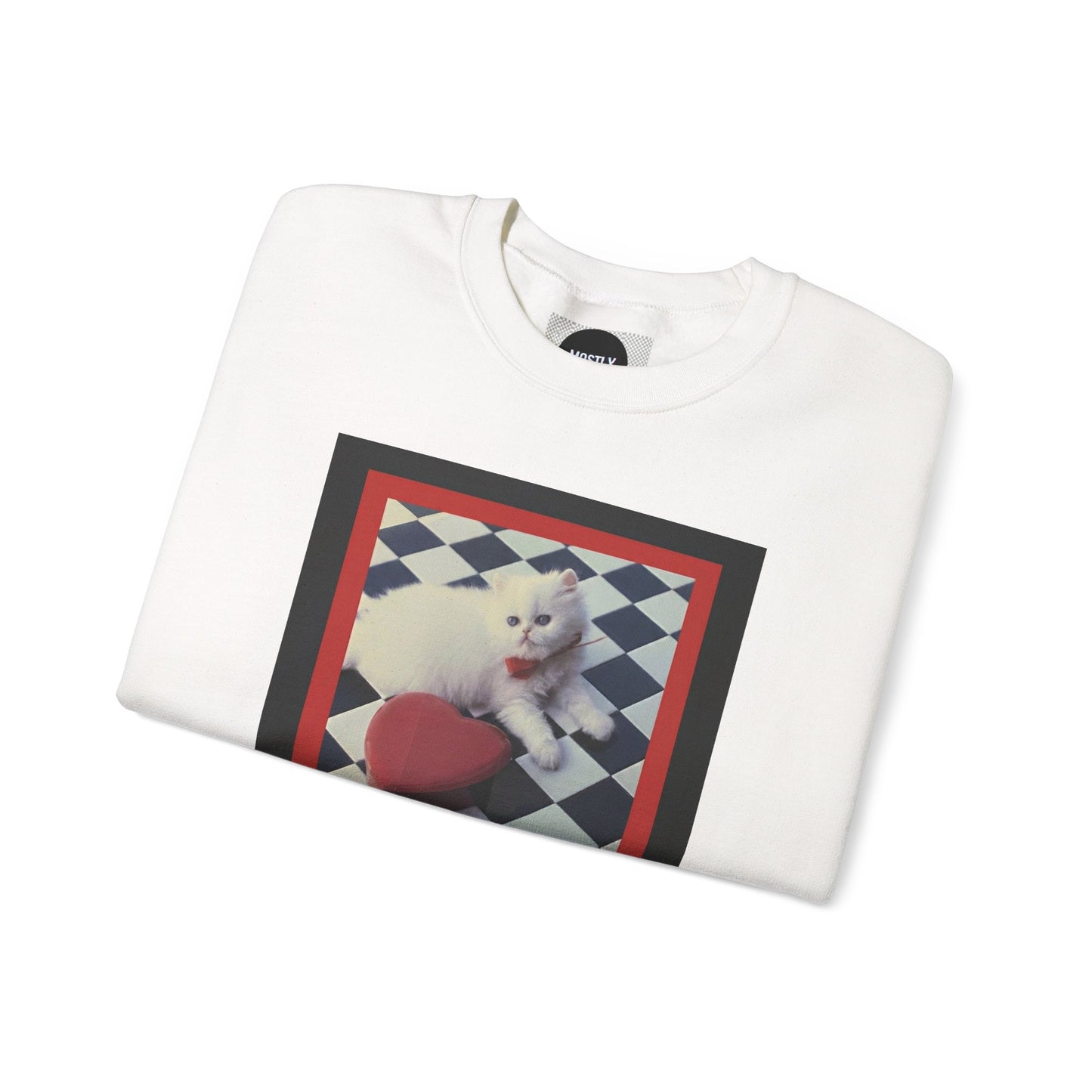 The Cute Reboot— “I Dissociate But In A Cute Way” Cute Cat Crew Neck Sweatshirt