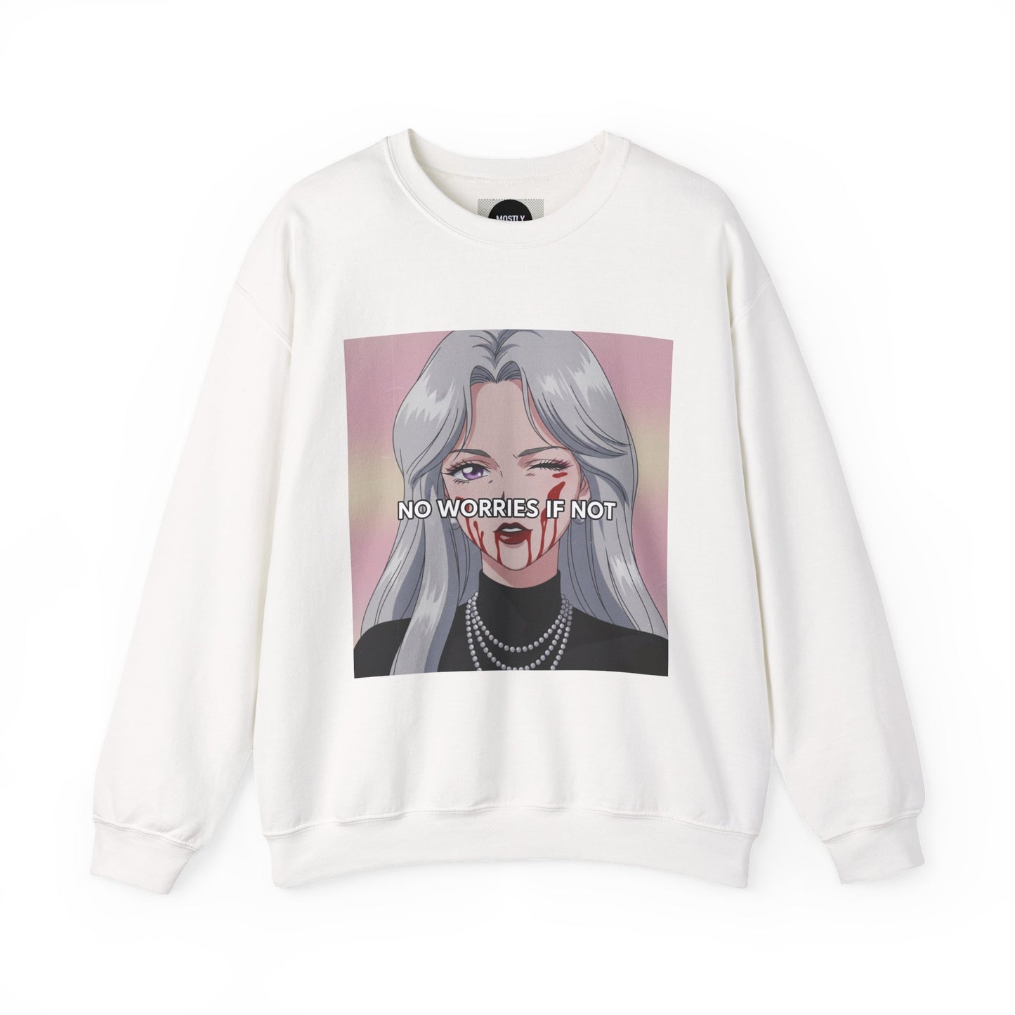 The "People Pleaser" / No Worries Tee - Aggressively Accommodating Crewneck Sweatshirt