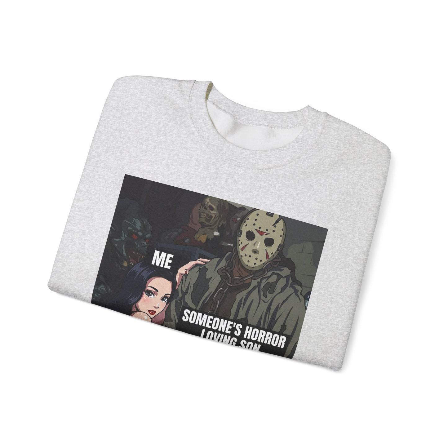 The "I Can Fix Him" / Someone's Horror Loving Son Crewneck Sweatshirt