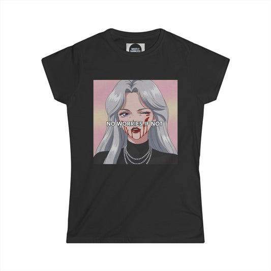 The "People Pleaser" / No Worries Tee - Aggressively accommodating Women's Tee