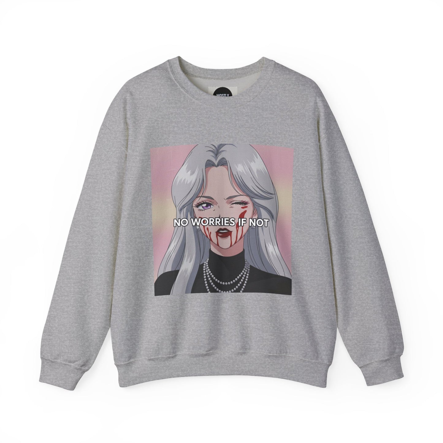 The "People Pleaser" / No Worries Tee - Aggressively Accommodating Crewneck Sweatshirt