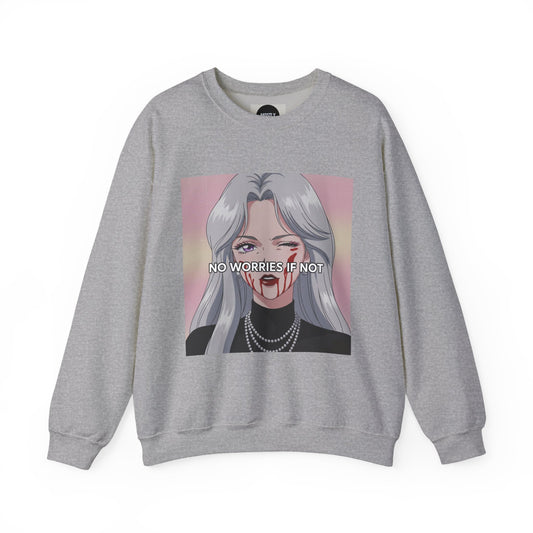 The "People Pleaser" / No Worries Tee - Aggressively Accommodating Crewneck Sweatshirt
