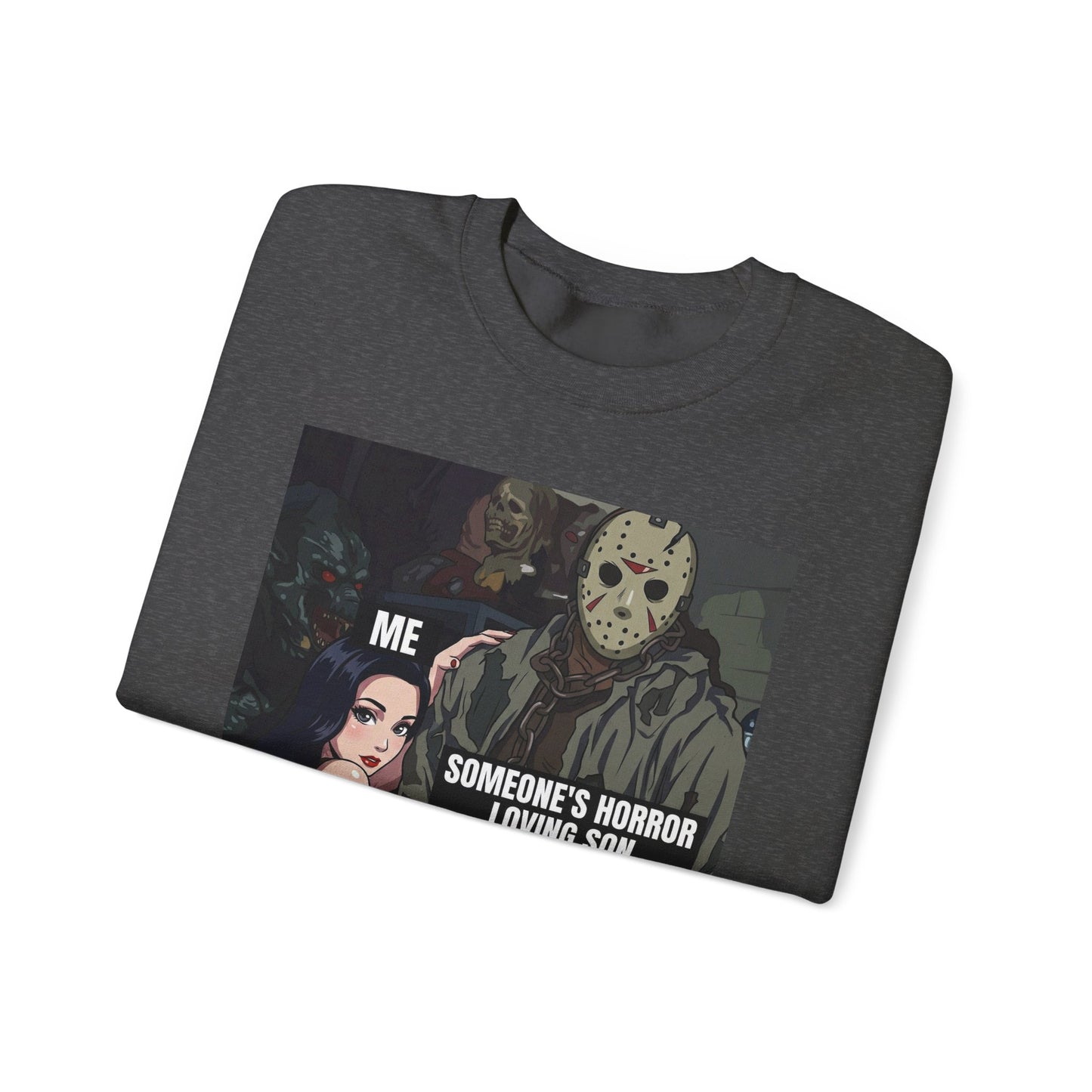 The "I Can Fix Him" / Someone's Horror Loving Son Crewneck Sweatshirt