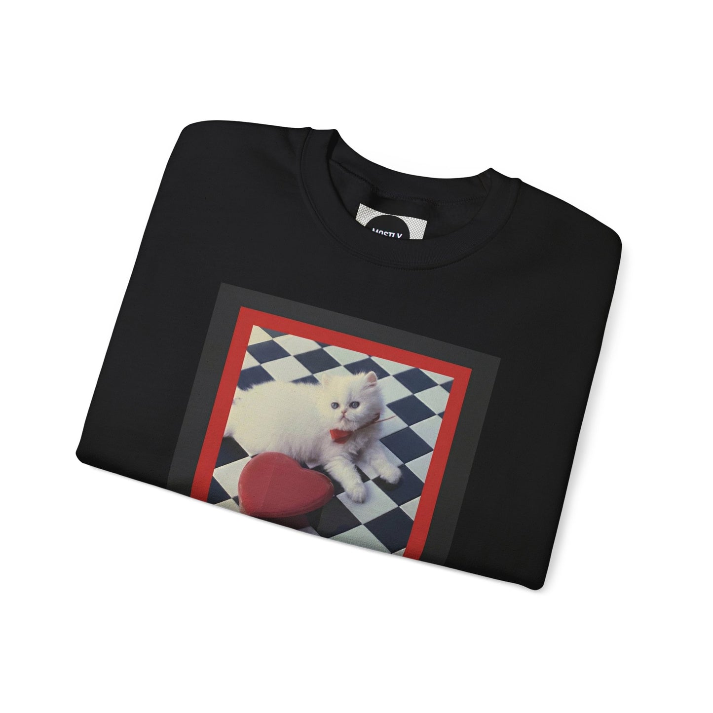 The Cute Reboot— “I Dissociate But In A Cute Way” Cute Cat Crew Neck Sweatshirt