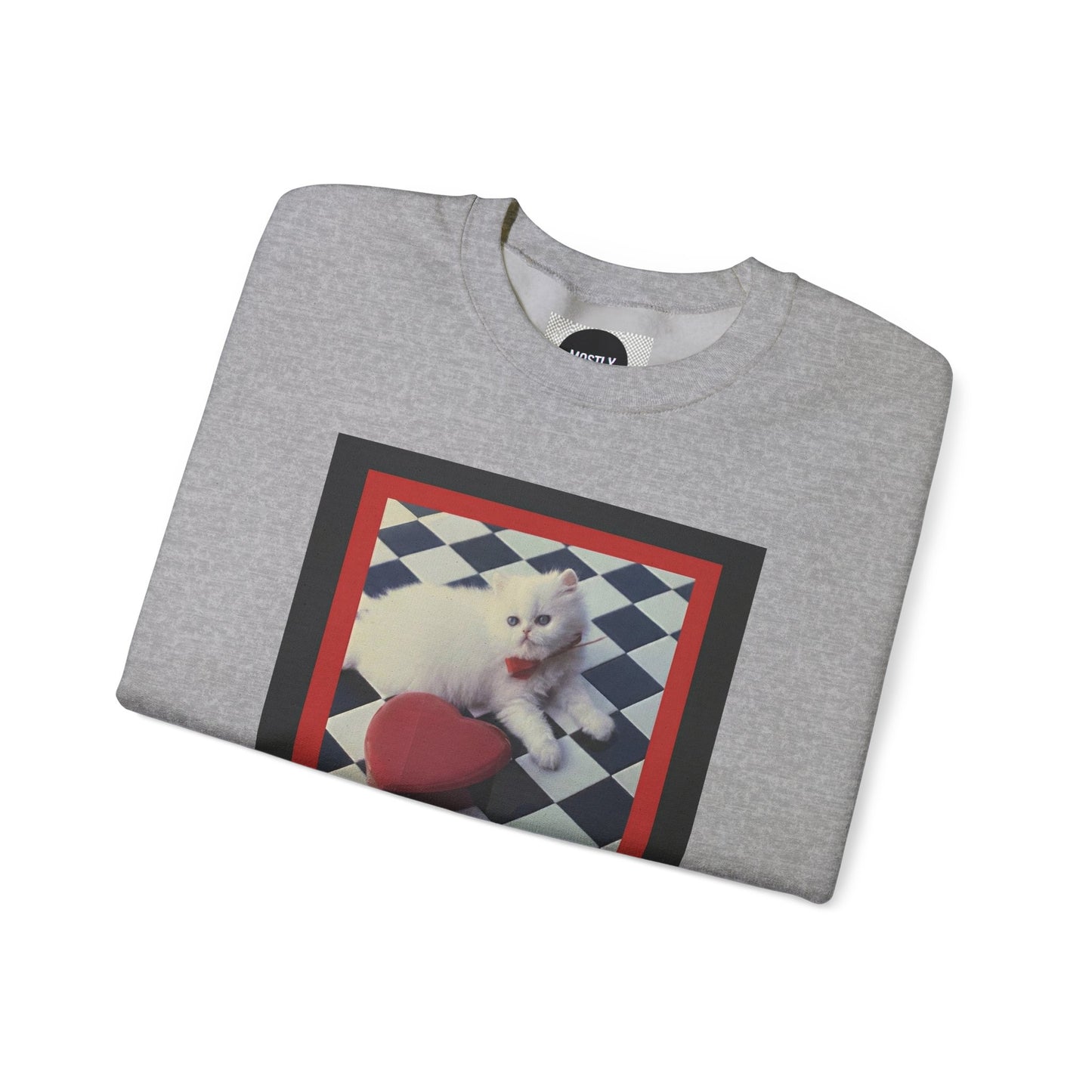 The Cute Reboot— “I Dissociate But In A Cute Way” Cute Cat Crew Neck Sweatshirt