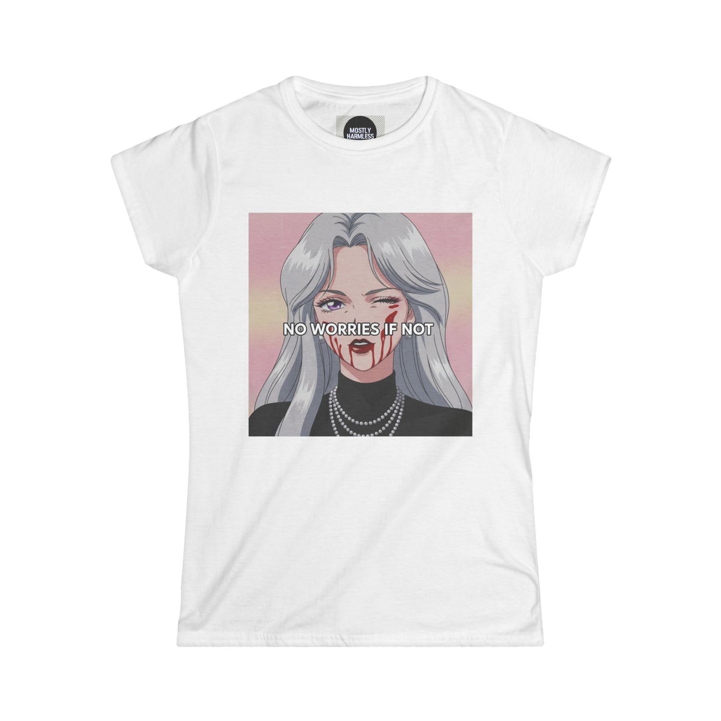 The "People Pleaser" / No Worries Tee - Aggressively accommodating energy.