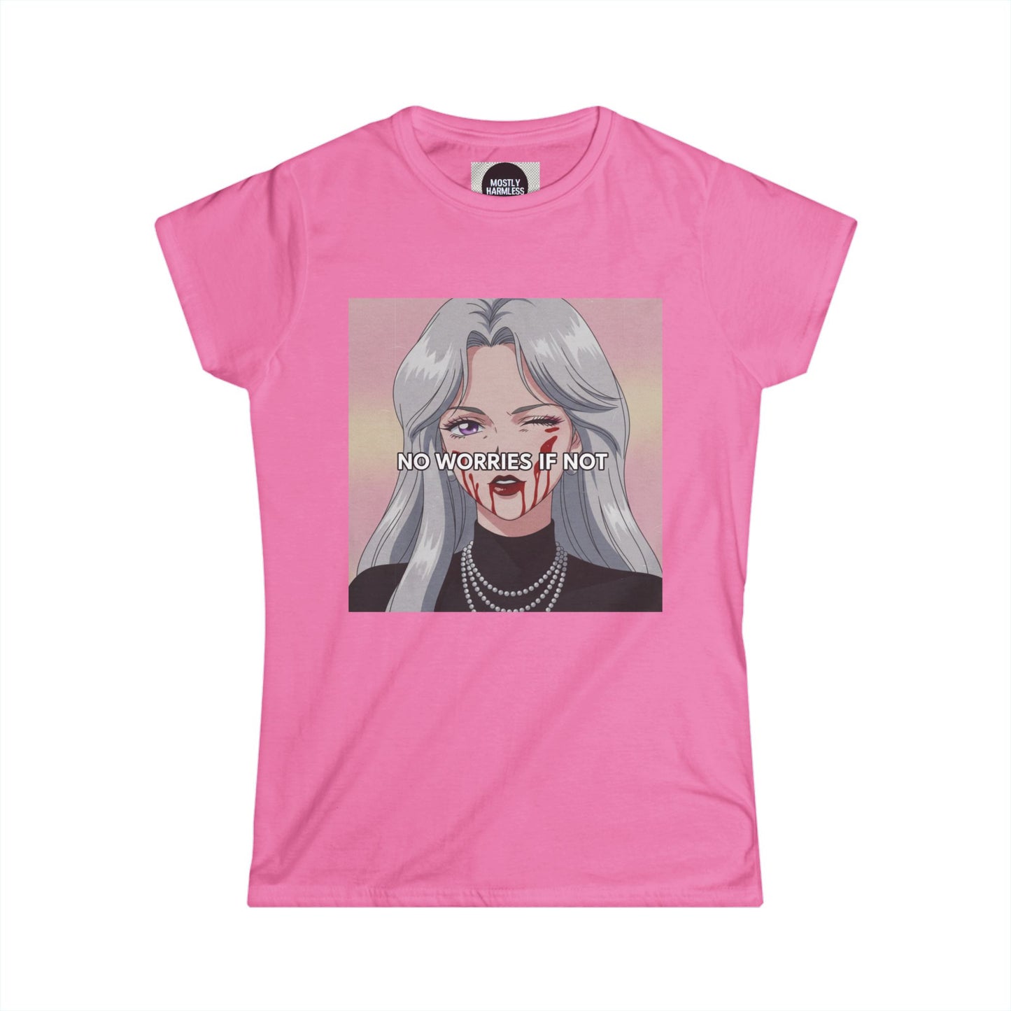The "People Pleaser" / No Worries Tee - Aggressively accommodating energy.