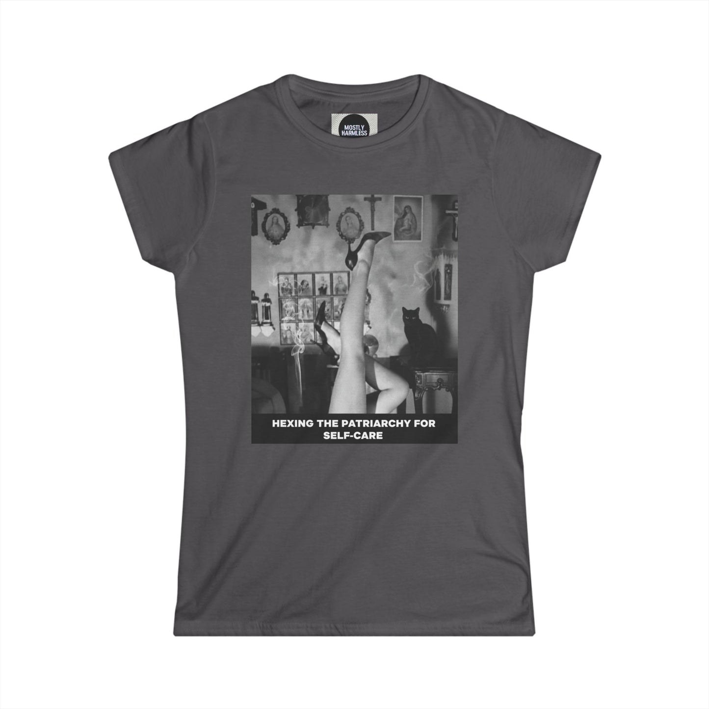 Funny Anti-Patriarchy Feminist Magic Tee — “Hexing the Patriarchy for Self-Care” Graphic T-Shirt