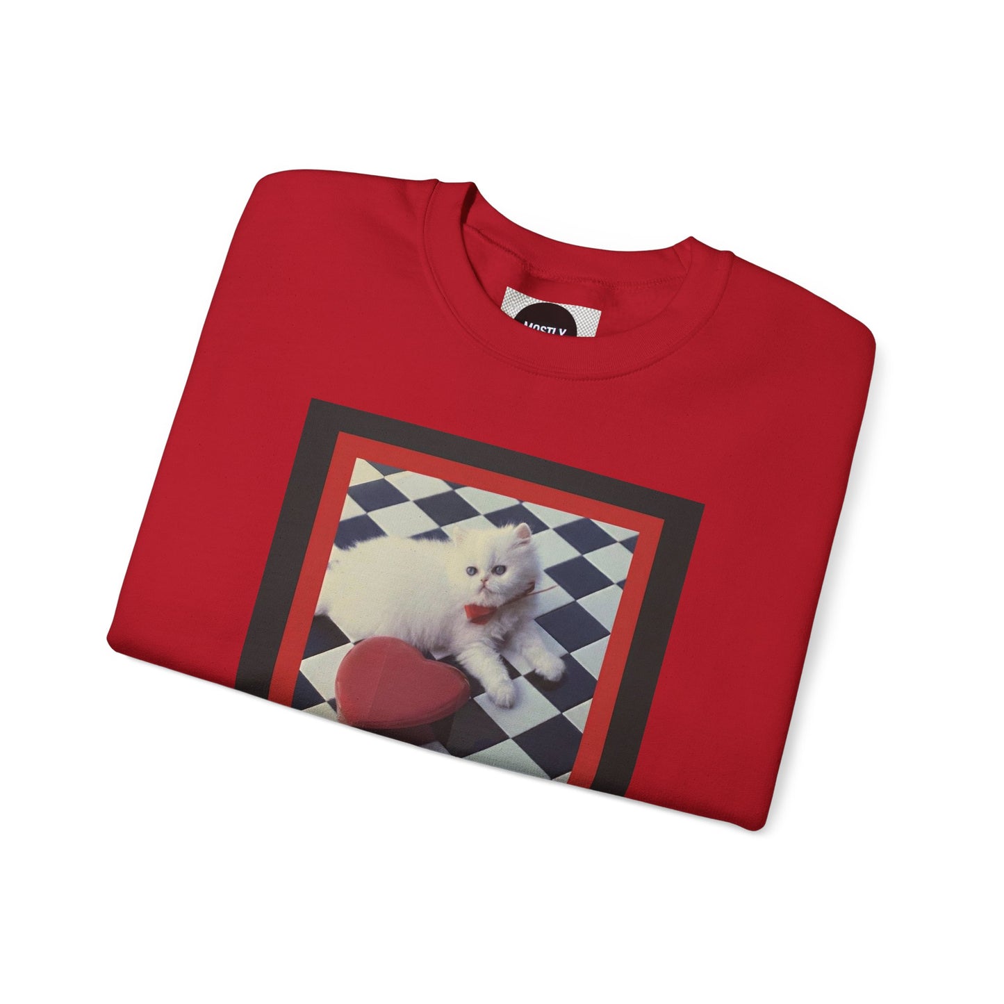 The Cute Reboot— “I Dissociate But In A Cute Way” Cute Cat Crew Neck Sweatshirt